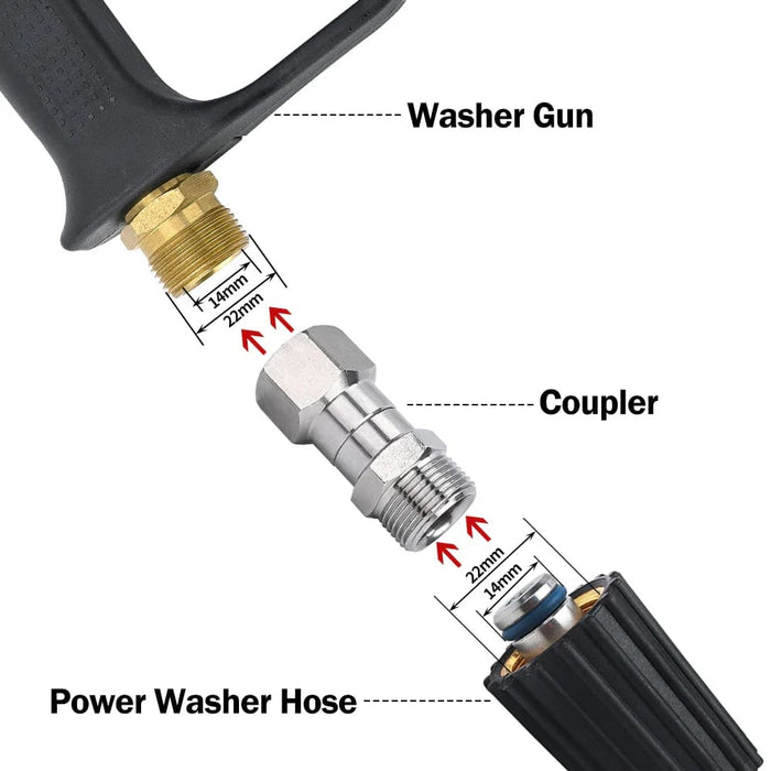360 Swivel Joint for High Pressure Washer Hose