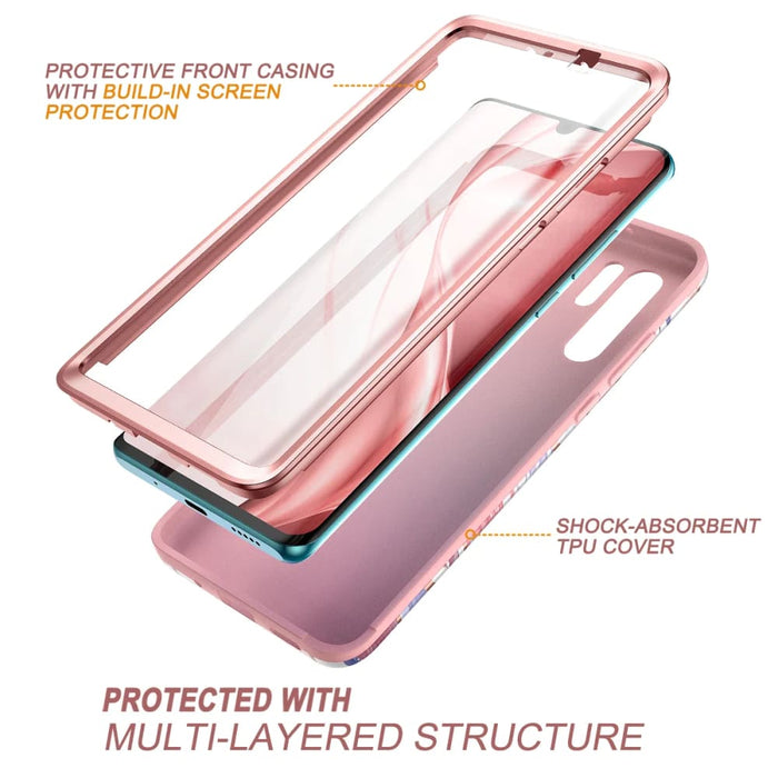 360imlpc Marble Splice Protective Shell For Huawei P30 Pro