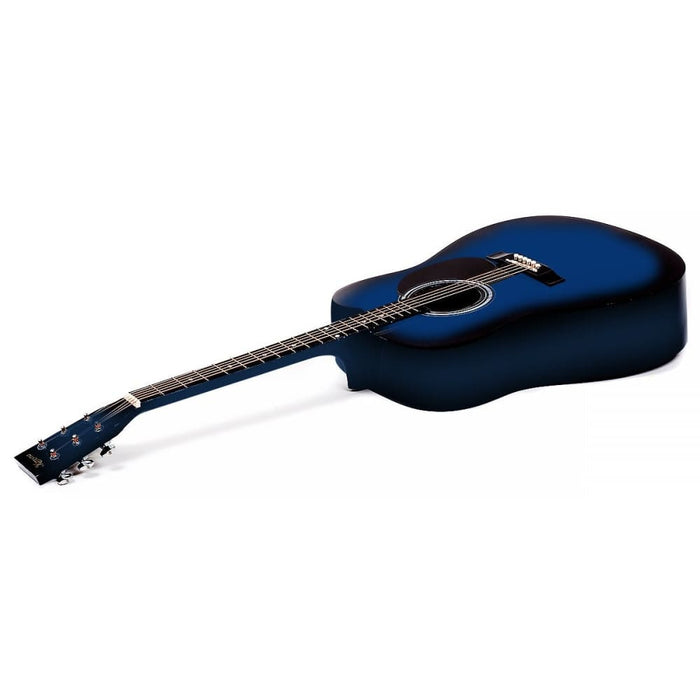 38in Cutaway Acoustic Guitar With Bag - Blue Burst