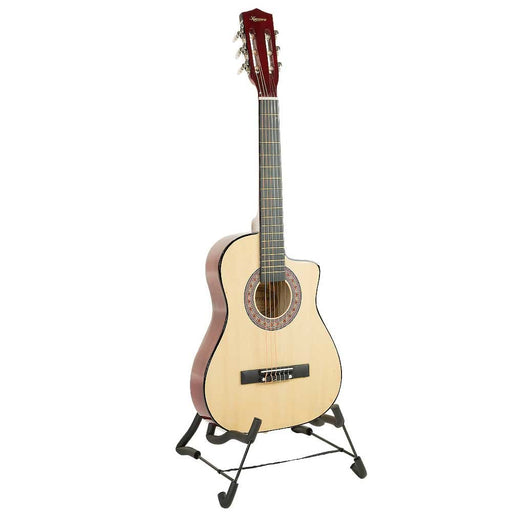 38in Cutaway Acoustic Guitar With Bag - Natural
