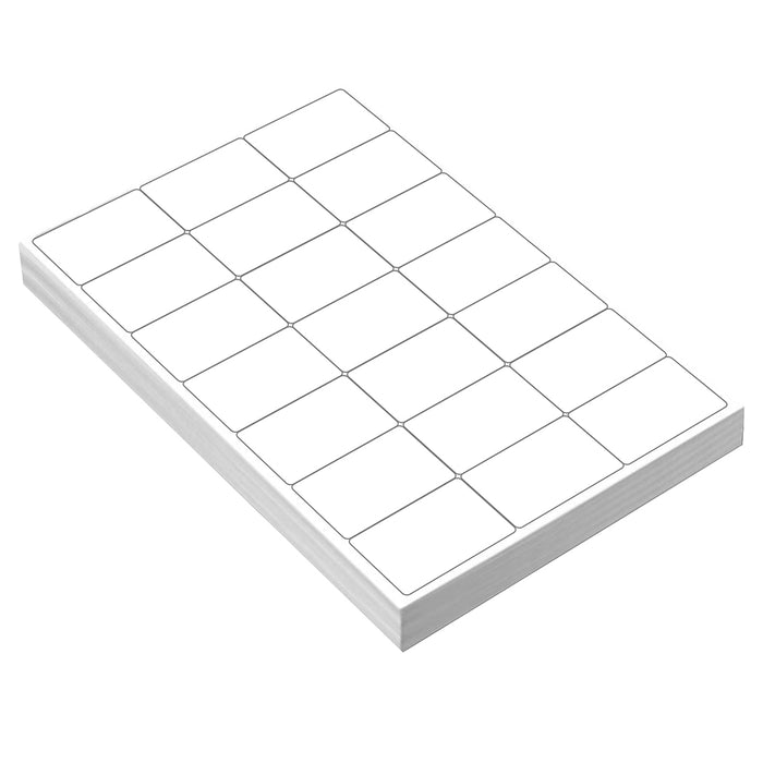 Goslash Picks 100 Sheet A4 Label White Matte Self Adhesive Sticker