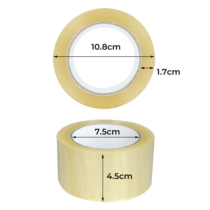 Goslash Picks 6 Rolls Packing Packaging Tape 45Mmx75M