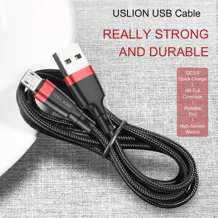 3a Fast Charging Micro Usb Cable for Samsung Xiaomi Redmi