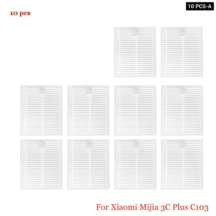 3c Plus Sweeper Parts Roller Brush Filter Mop Rags