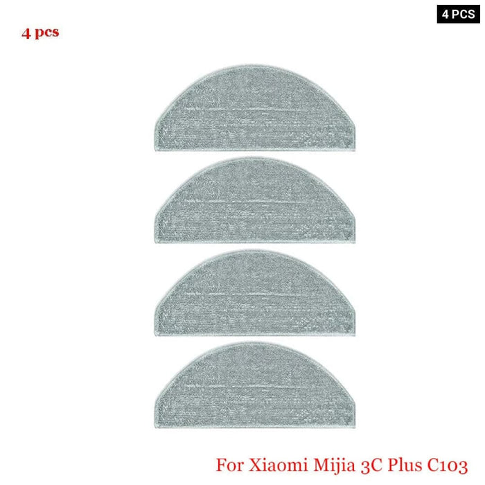 3c Plus Sweeper Parts Roller Brush Filter Mop Rags