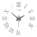 3d Acrylic Wall Clock with Roman Numerals Design Large