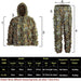3d Leafy Camo Hunting Suit For Men Women And Kids