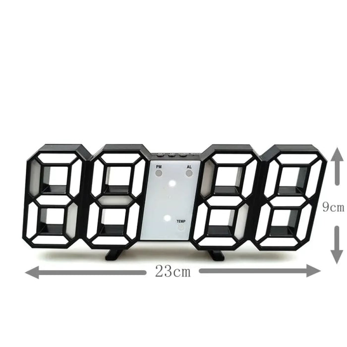 3d Led Wall Clock Usb Plug