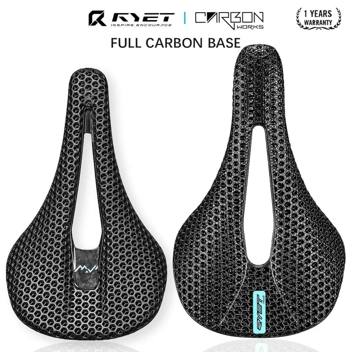 3d Printed Carbon Bike Saddle 140mm/143mm