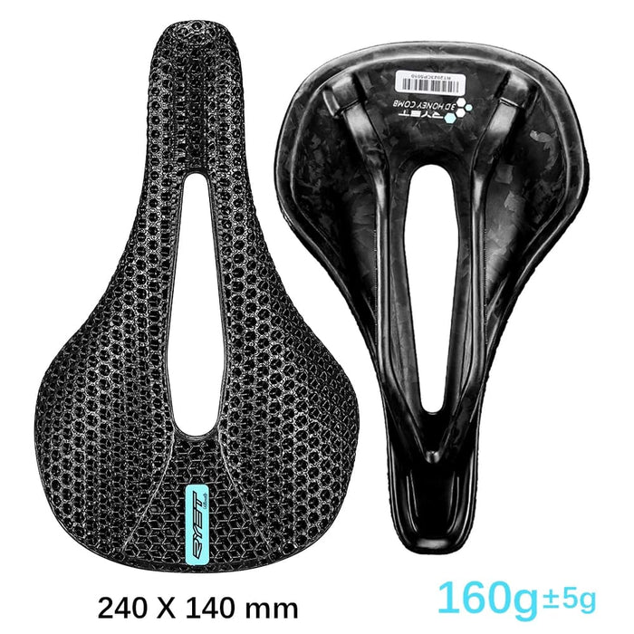 3d Printed Carbon Bike Saddle 140mm/143mm