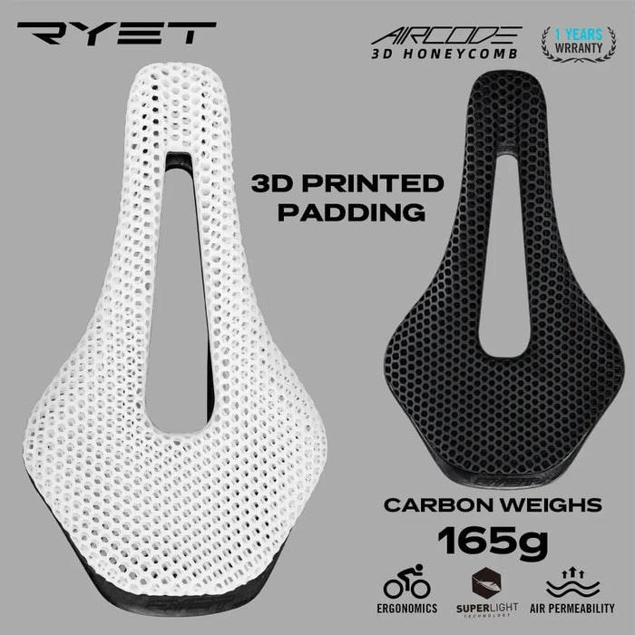 3d Printed Carbon Fiber Bike Saddle For Mtb And Road Cycling