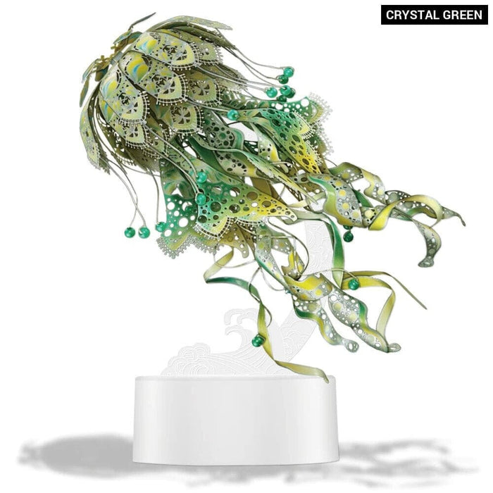 3d Puzzles Metal Model Colourful Jellyfish Building Kits