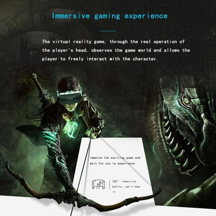 3d Vr Glasses Hifi Headset For 4.7 - 6.1 Inch Smartphones