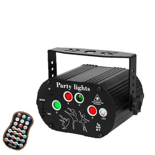 3in1 60 Patterns Mini Dj Disco Laser Light Aurora Projector