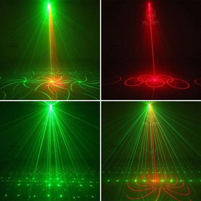 3in1 60 Patterns Mini Dj Disco Laser Light Aurora Projector