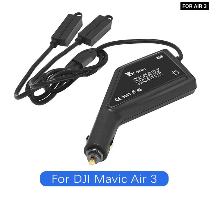 3in1 Car Charger for Dji Mini 4 3 Pro Air Dual Battery