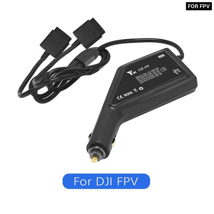 3in1 Car Charger for Dji Mini 4 3 Pro Air Dual Battery