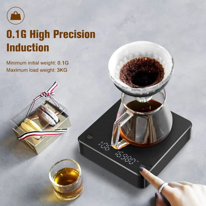 3kg Usb Coffee Scale With Timer And Led Screen
