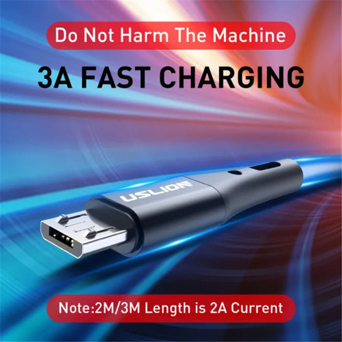 3m Fast Charging Micro Usb Cable for Samsung Xiaomi Redmi