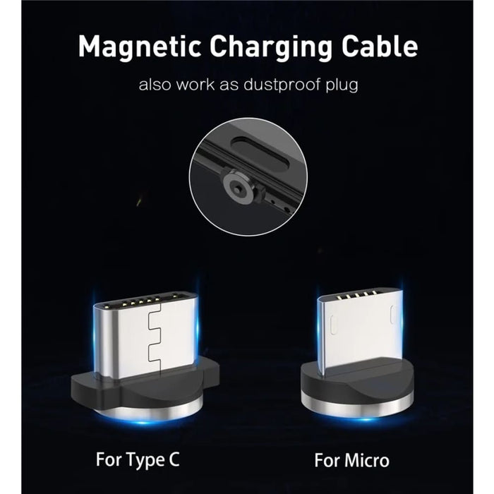 3m Magnetic Micro Usb Cable for Samsung S10 Type c Charging