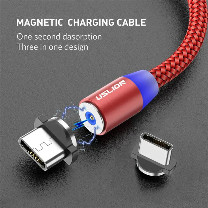3m Magnetic Micro Usb Cable for Samsung S10 Type c Charging