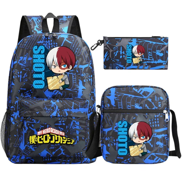 3pc Deku Backpack Set for Boys Girls my Hero Academia