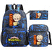 3pc Deku Backpack Set for Boys Girls my Hero Academia