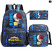 3pc Deku Backpack Set for Boys Girls my Hero Academia