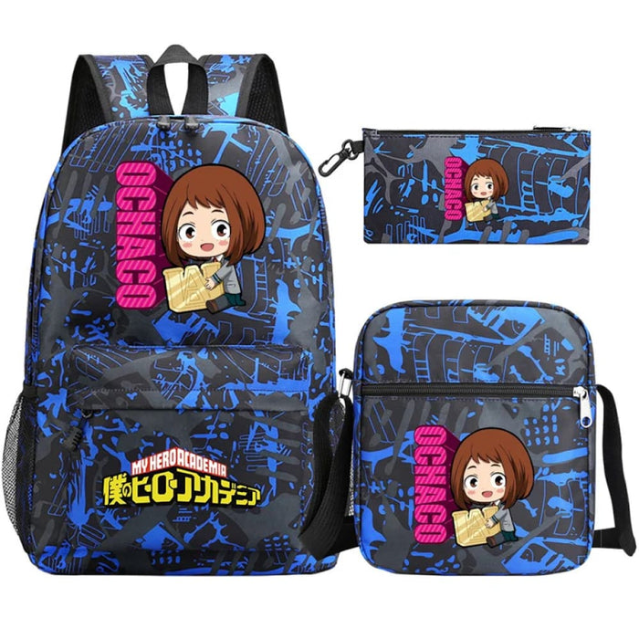 3pc Deku Backpack Set for Boys Girls my Hero Academia
