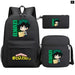 3pc Deku Backpack Set for Boys Girls my Hero Academia