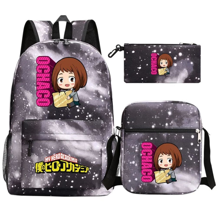 3pc Deku Backpack Set for Boys Girls my Hero Academia