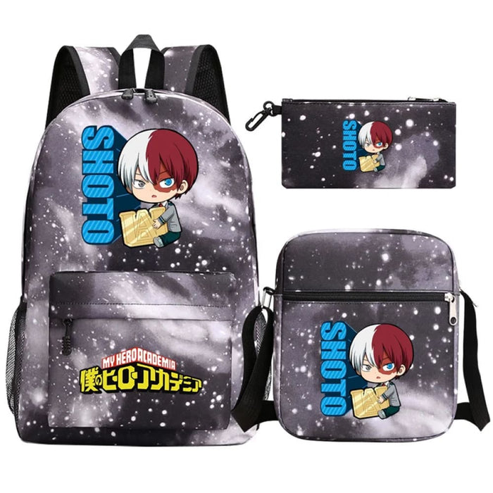 3pc Deku Backpack Set for Boys Girls my Hero Academia