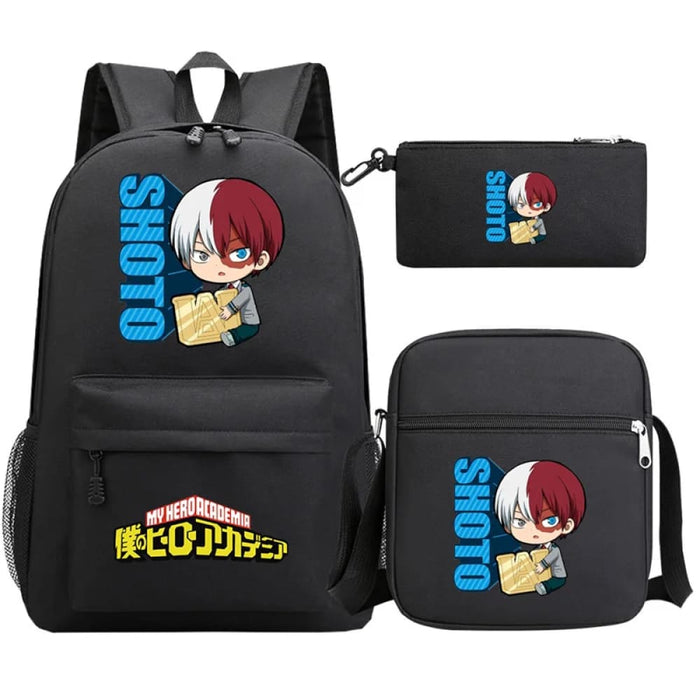 3pc Deku Backpack Set for Boys Girls my Hero Academia
