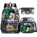 3pc Deku Backpack Set for Boys Girls my Hero Academia
