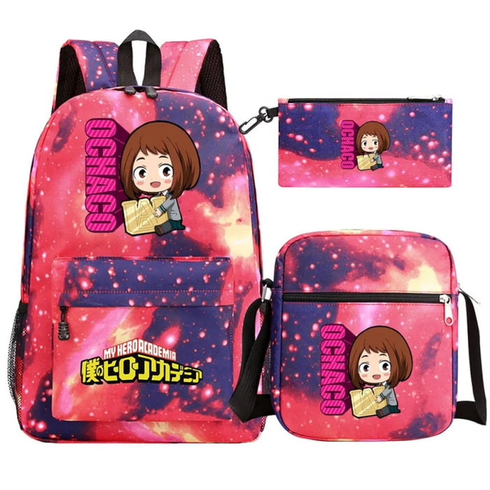 3pc Deku Backpack Set for Boys Girls my Hero Academia