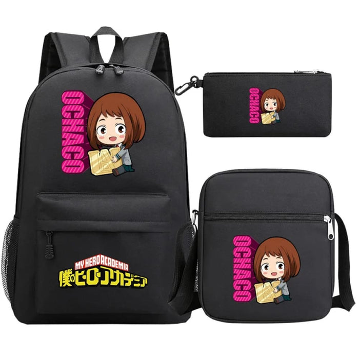 3pc Deku Backpack Set for Boys Girls my Hero Academia