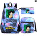3pc Deku Backpack Set for Boys Girls my Hero Academia