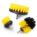 3pc Drill Brush Set for Showers Tubs and Tile Cleaning