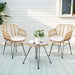 3pc Outdoor Furniture Bistro Set Lounge Setting Table