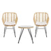 3pc Outdoor Furniture Bistro Set Lounge Setting Table