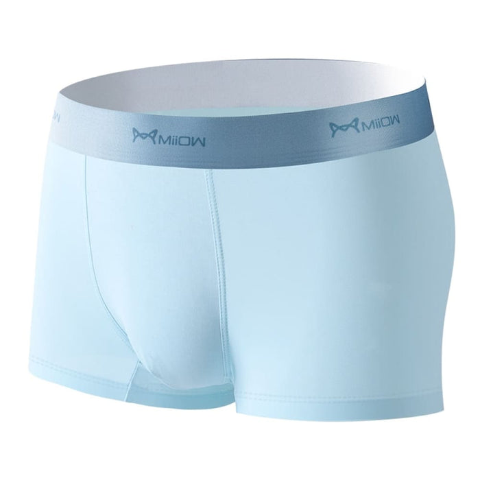 3pcs Men Boxer Ice Silk Underwear Graphene Antibacterial