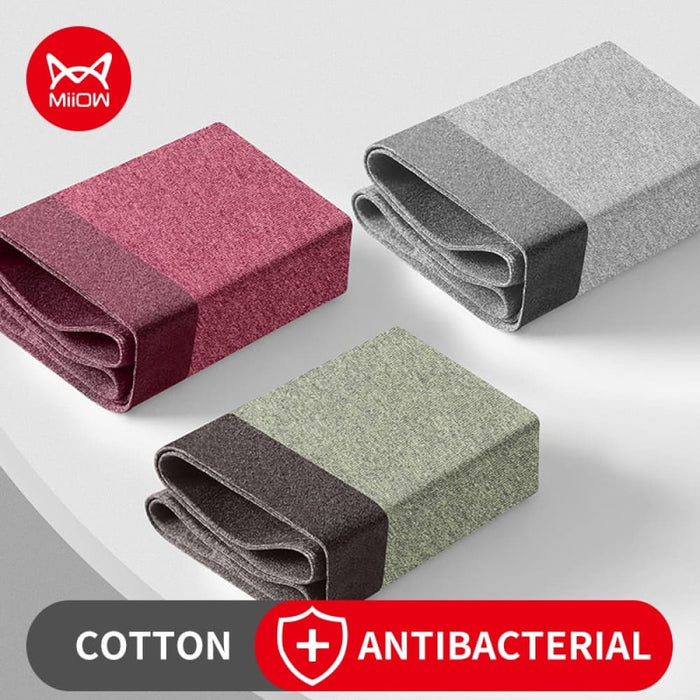 3pcs Cotton Men Underwear Boxer Shorts Antibacterial Soft