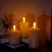 3pcs Electronic Battery Powered Flameless Flickering Led