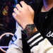 3pcs Set Fashion Mens Bracelet Necklace Watches Men