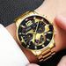 3pcs Set Fashion Mens Business Watches Male Casual