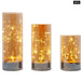 3pcs Flameless Battery Powered Led Candles with 8 Key