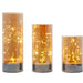 3pcs Flameless Battery Powered Led Candles with 8 Key