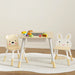 3pcs Kids Table and Chairs Set Activity Desk Chalkboard Toy