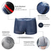 3pcs Mesh Boxer Men Underwear Antibacterial Ice Silk