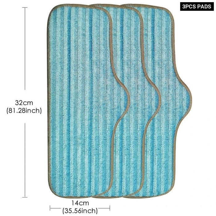 3pcs Microfiber Self Wring Replace Mop Head for Floor